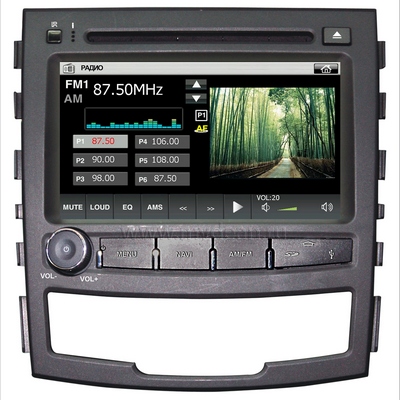  Штатное головное устройство MyDean 7172 для SsangYong Аctyon.